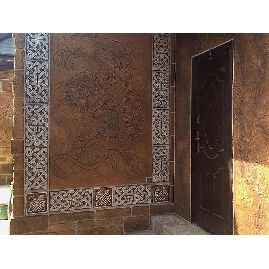 Полиуретановый штамп для печатного бетона Славянские символы F3350A Полиуретановый штамп для печатного бетона Славянские символы F3350A
